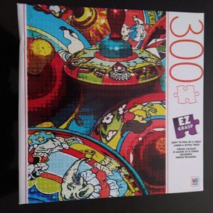 New Milton Bradly "Tiny Toy Tops" 300 Piece Puzzle